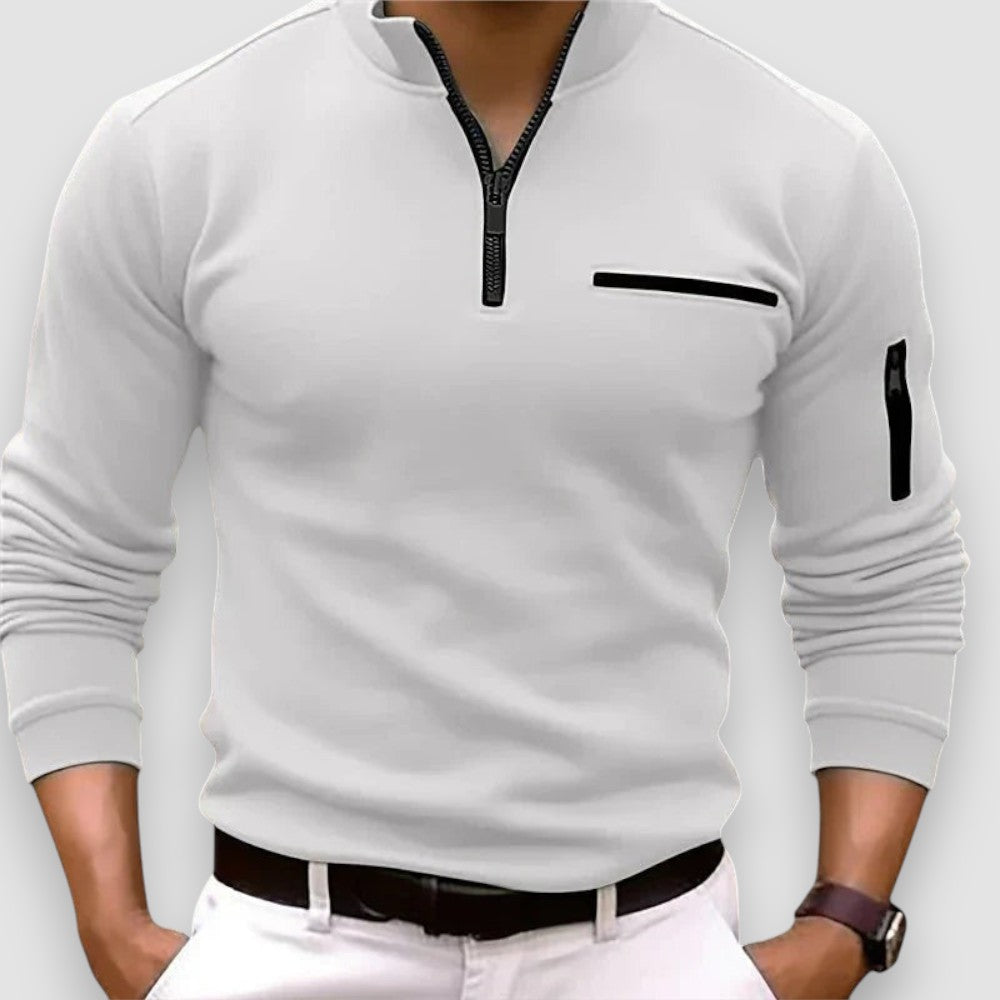 Hugo | Langarm Herren Polo-Shirt
