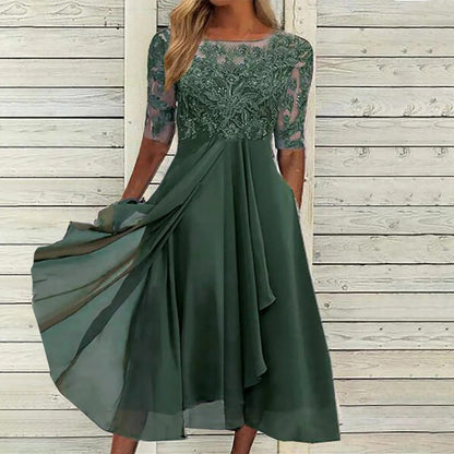 Puck™ - Elegantes Midi-Kleid aus Spitze
