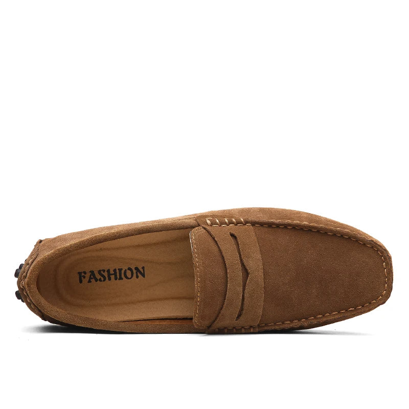 Lässige Wildleder Slipper