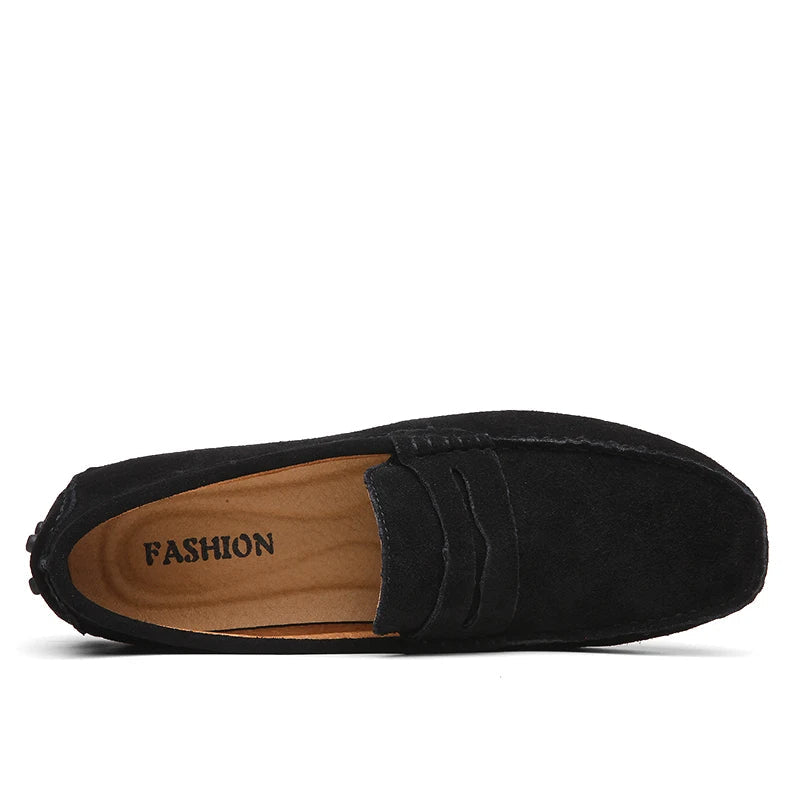 Lässige Wildleder Slipper