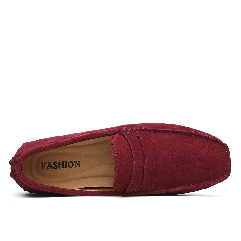 Lässige Wildleder Slipper