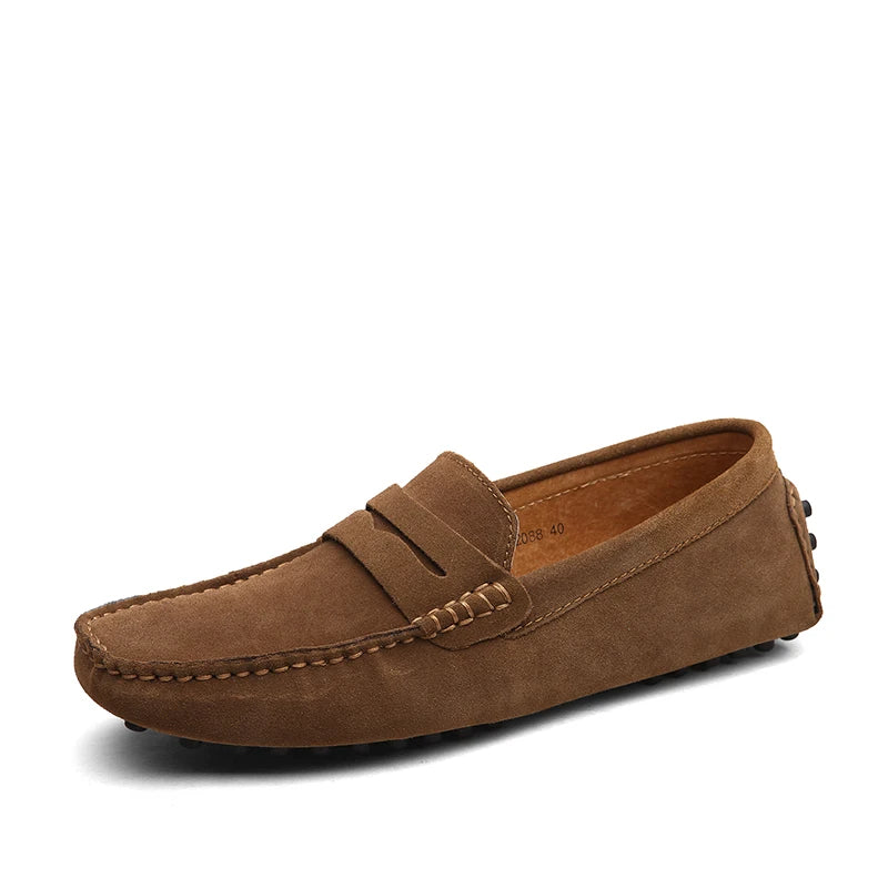 Lässige Wildleder Slipper