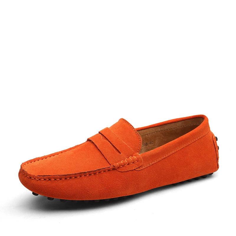 Lässige Wildleder Slipper