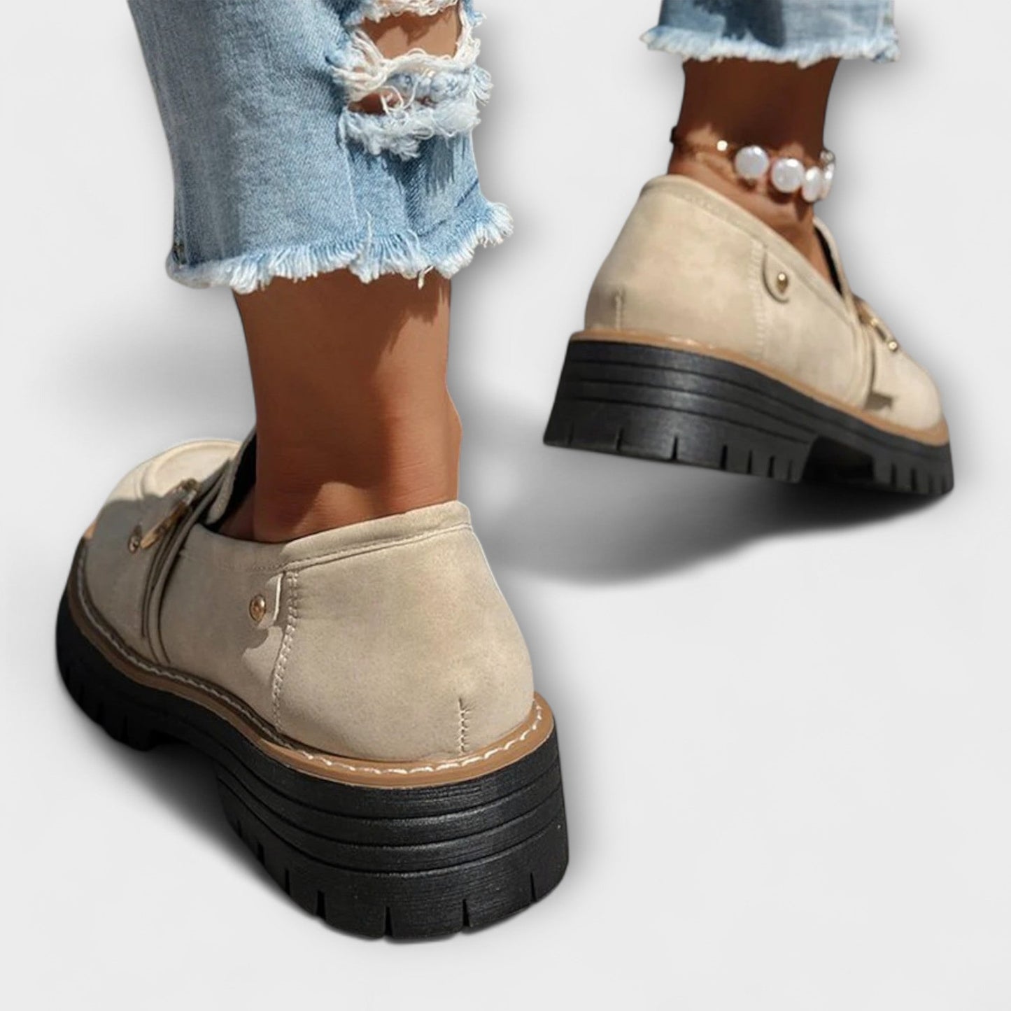 Lora – Casual Loafers mit runder Spitze