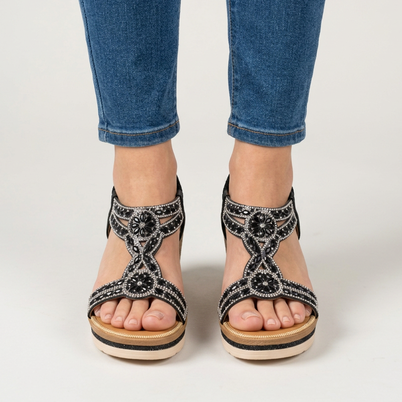 Eden - Bequeme Sandale für Damen mit Keil