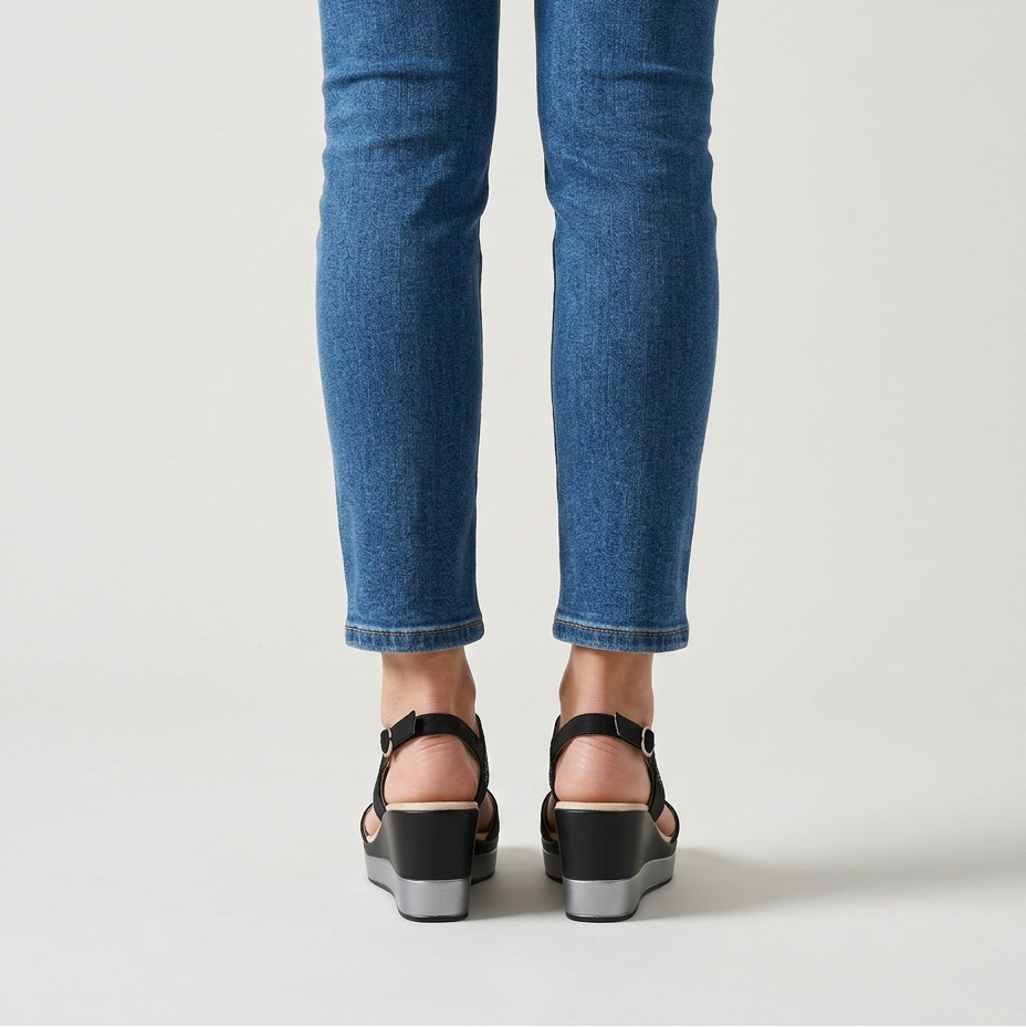 Rachele - Bequeme Sandale für Damen mit Keilabsatz