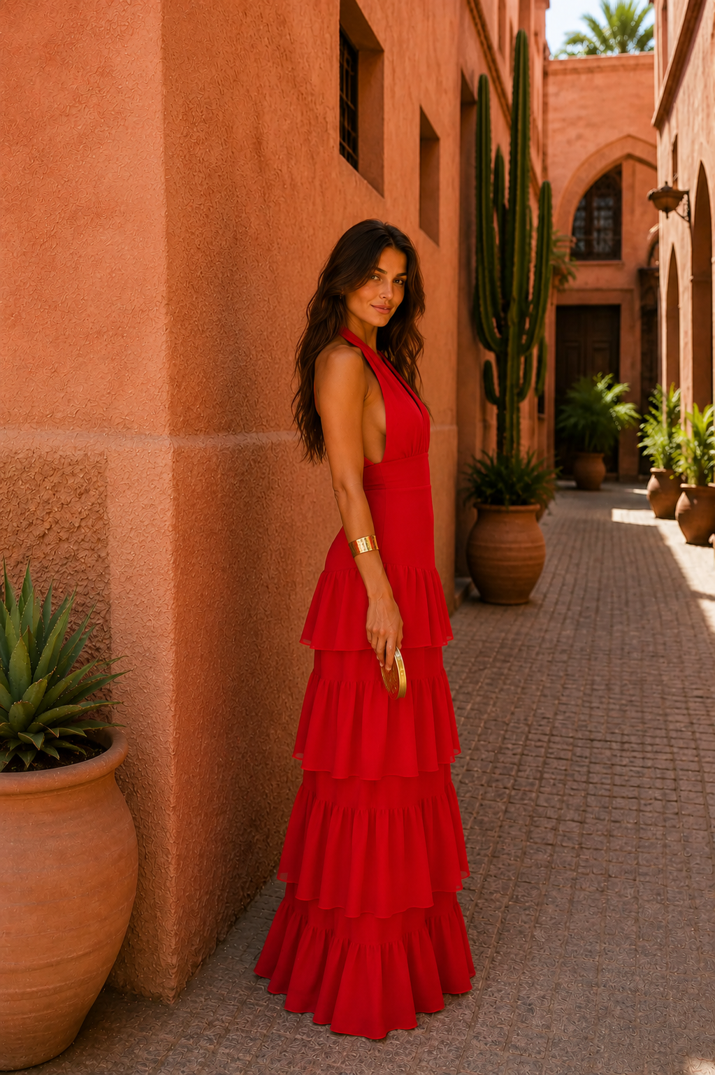 Manila Kleid in Rot