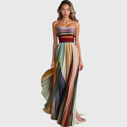 Flora - Premium Langes Kleid