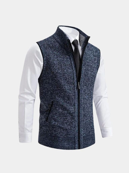 Johann | Elegantes Gilet mit Reißverschluss