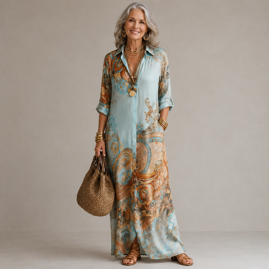 Evalexy I Maxi-Kleid Print Luxury