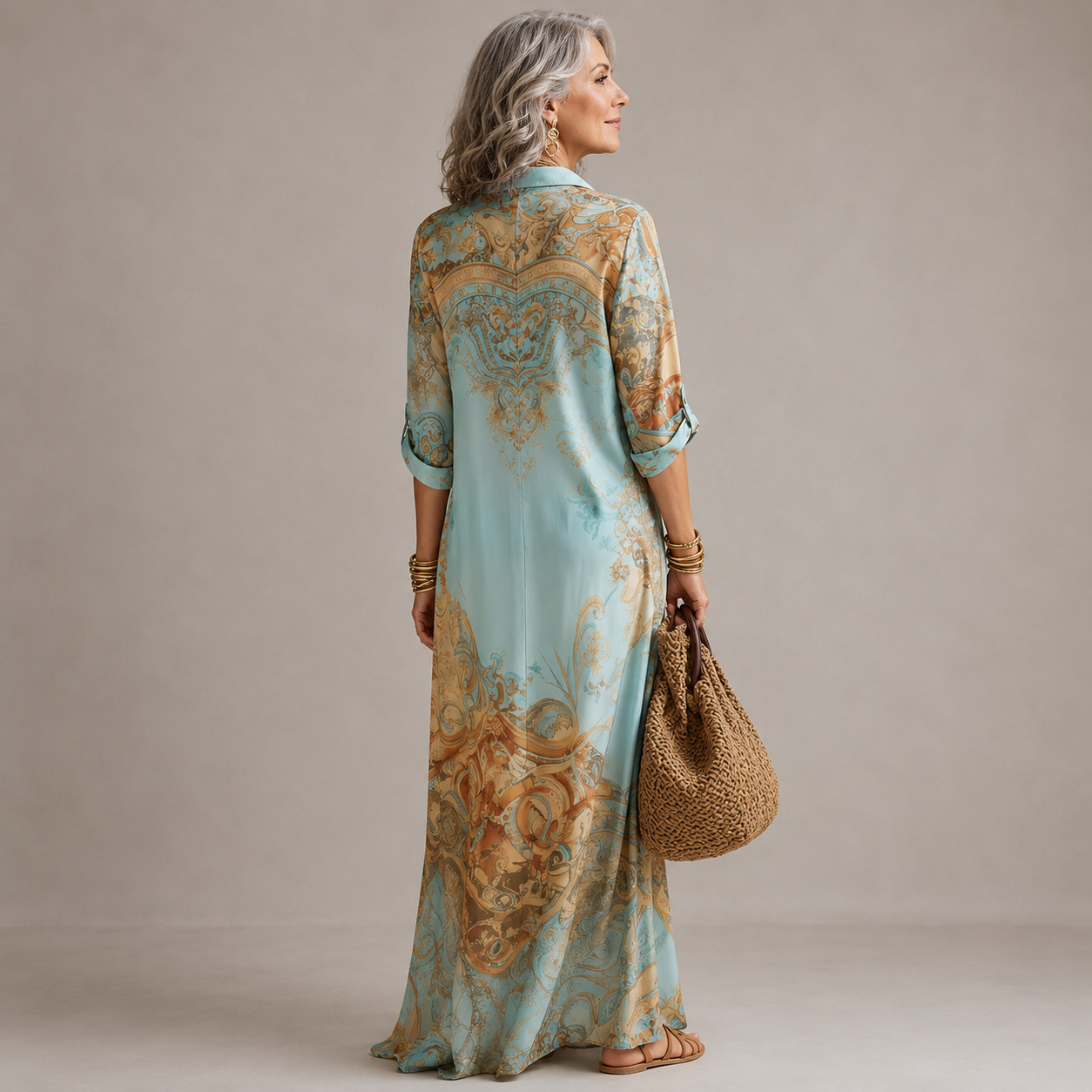 Evalexy I Maxi-Kleid Print Luxury