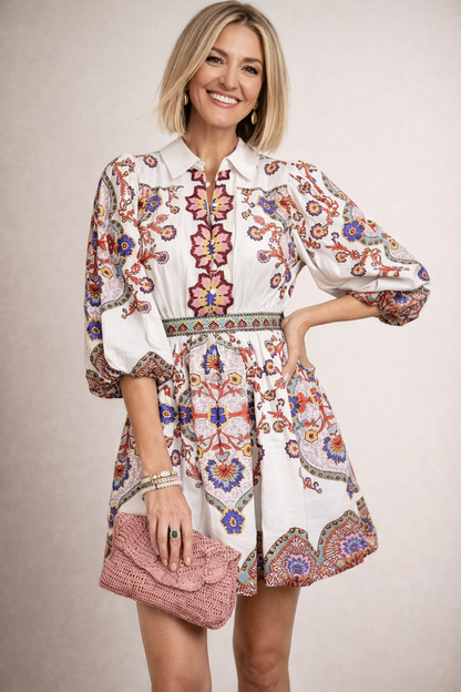 VIVIENNE | Romy - Elegantes Kleid mit Print