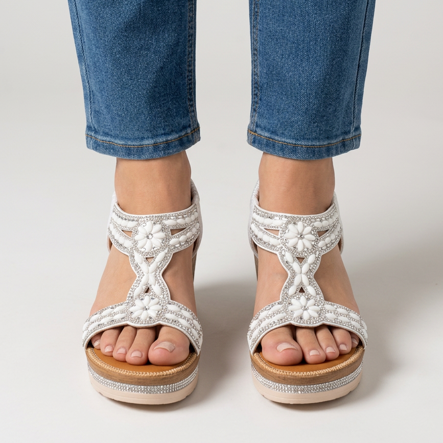Eden - Bequeme Sandale für Damen mit Keil