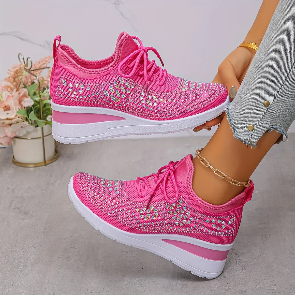 Viviane - glitzerndem Finish.