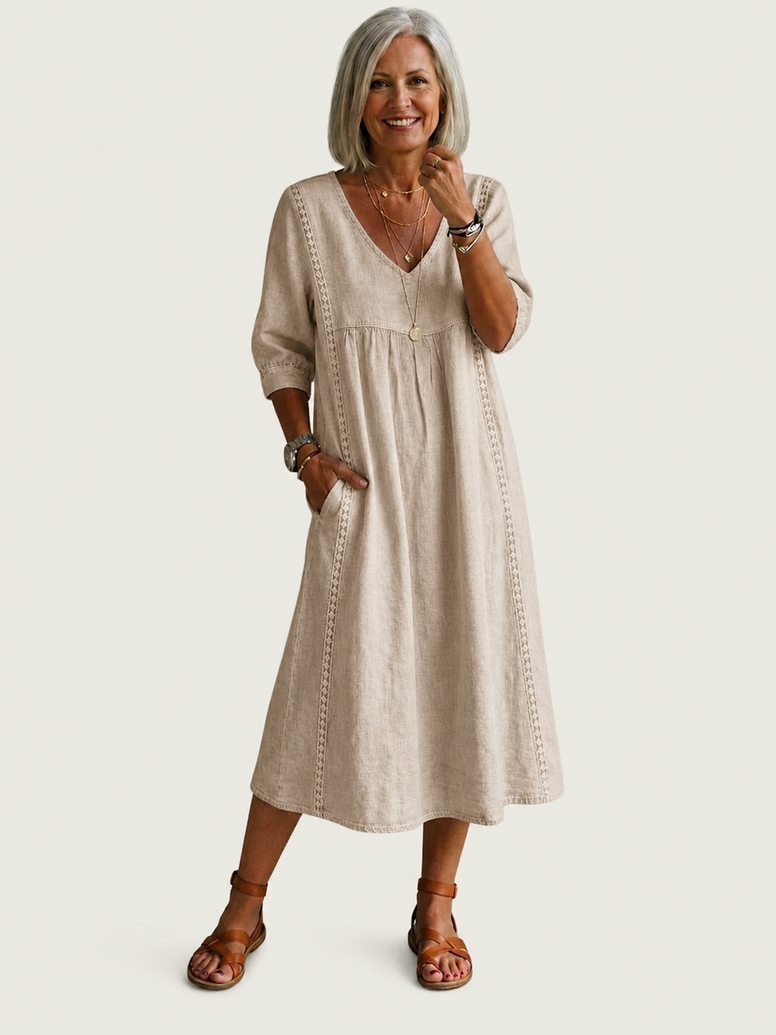Juliette I Elegance A-Linie Maxi-Kleid