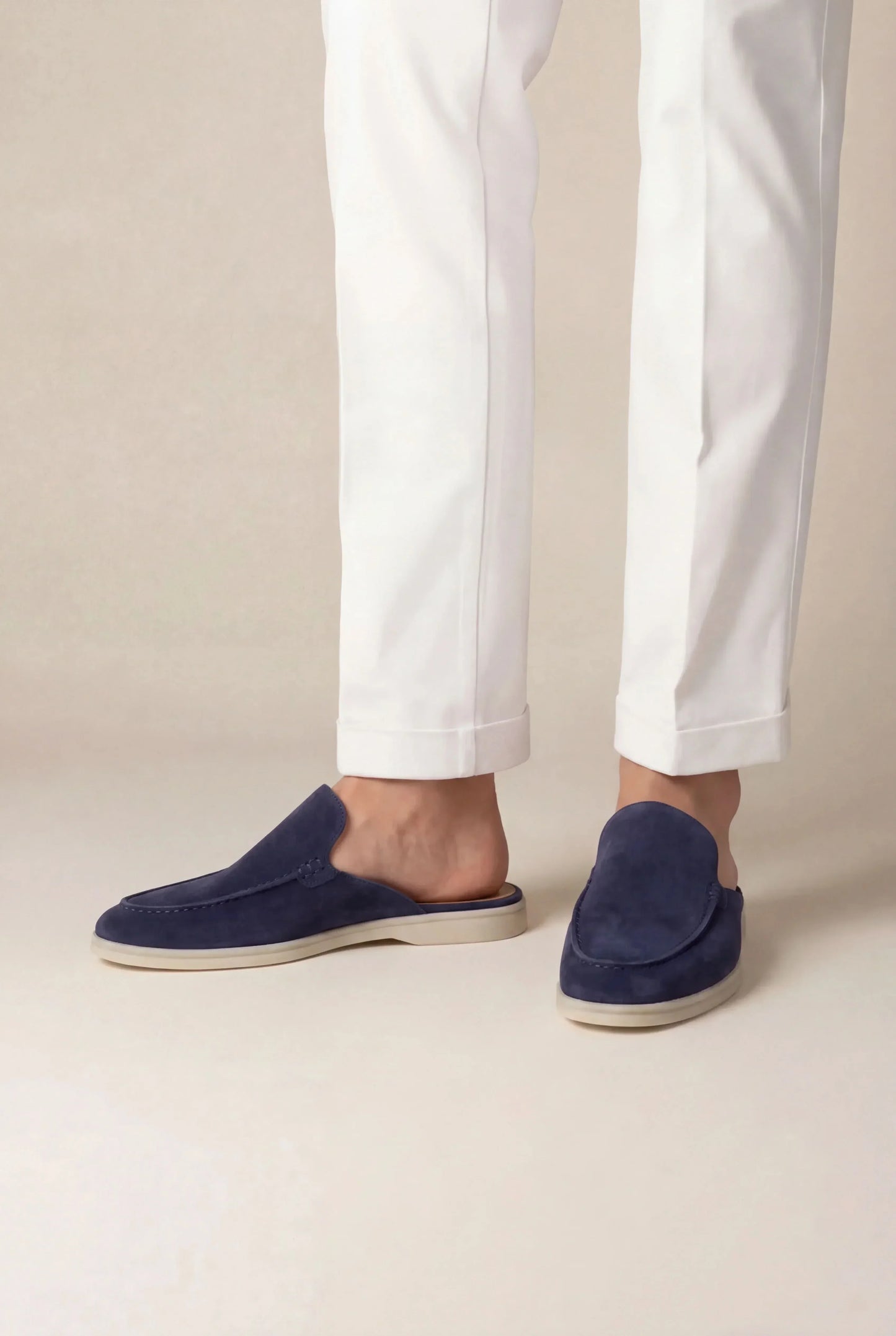 Marine-Wildleder Yacht Mule
