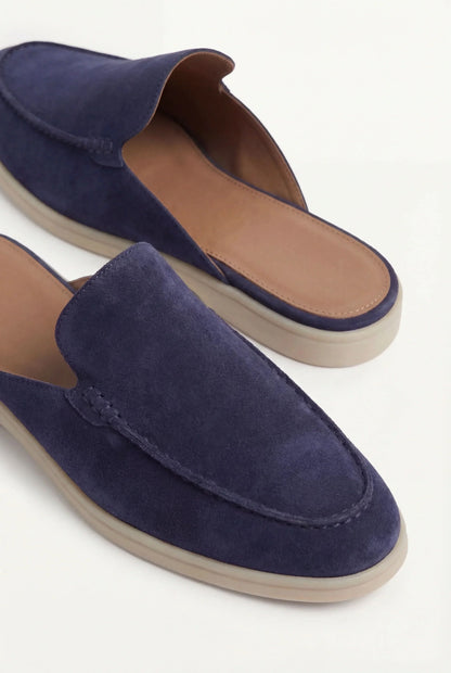 Marine-Wildleder Yacht Mule