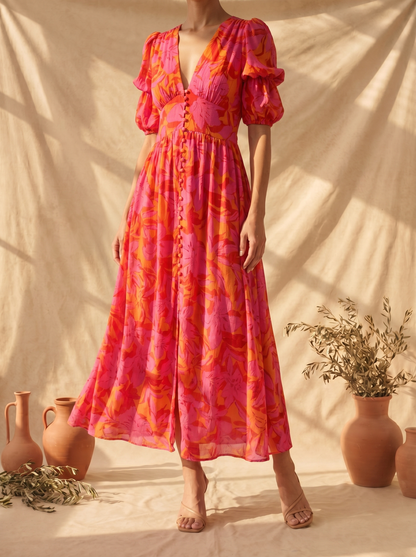 Armonia | Maxi Kleid Strahlender Sonnenschein