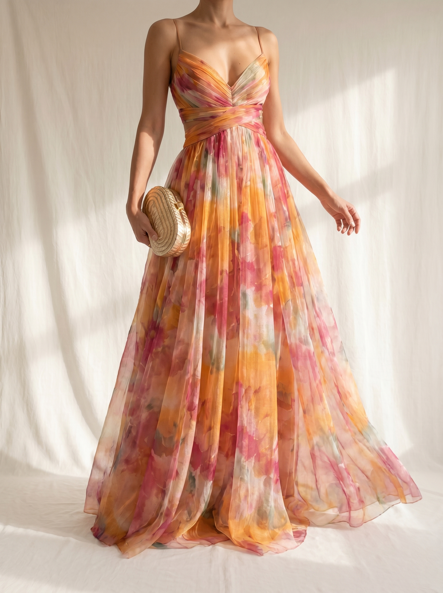Giselle | Charmantes Maxi-Kleid mit Blumenmuster