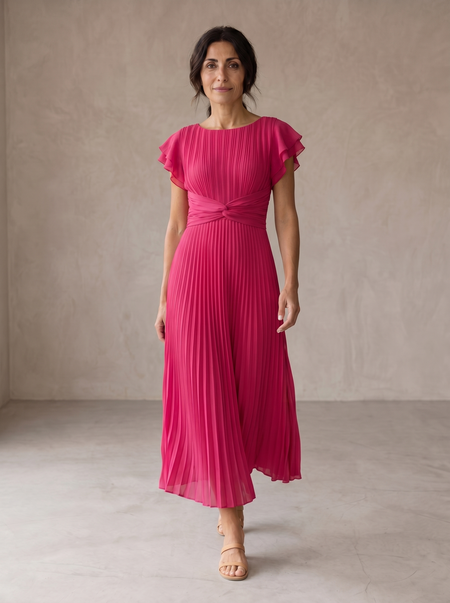 Seraphina | Elegantes Maxikleid mit Knotentaille