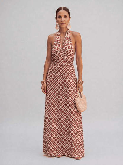 Elegantes Kleid mit schulterfreiem Design