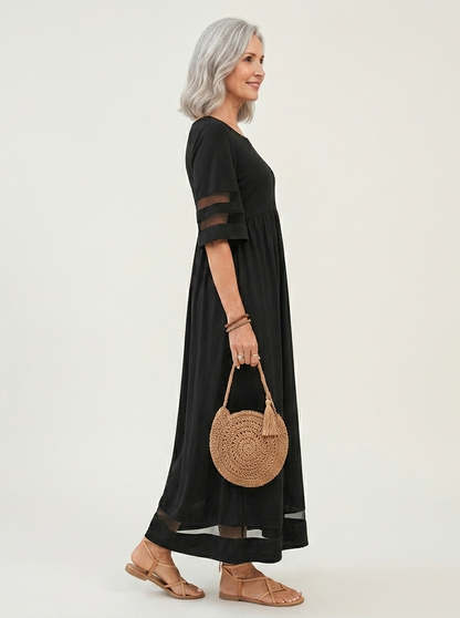 Aubrey™ | Figurbetontes midi Kleid mit Bauchweg-Effekt