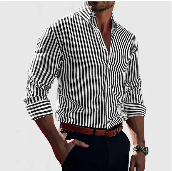 Elegantes Gestreiftes Hemd