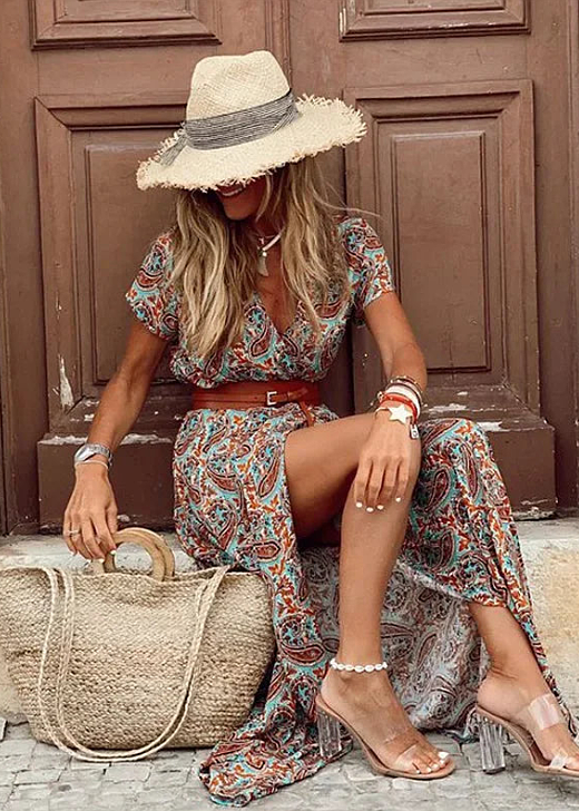 Celeste™ – Luftiges & Stilvolles Boho-Maxikleid