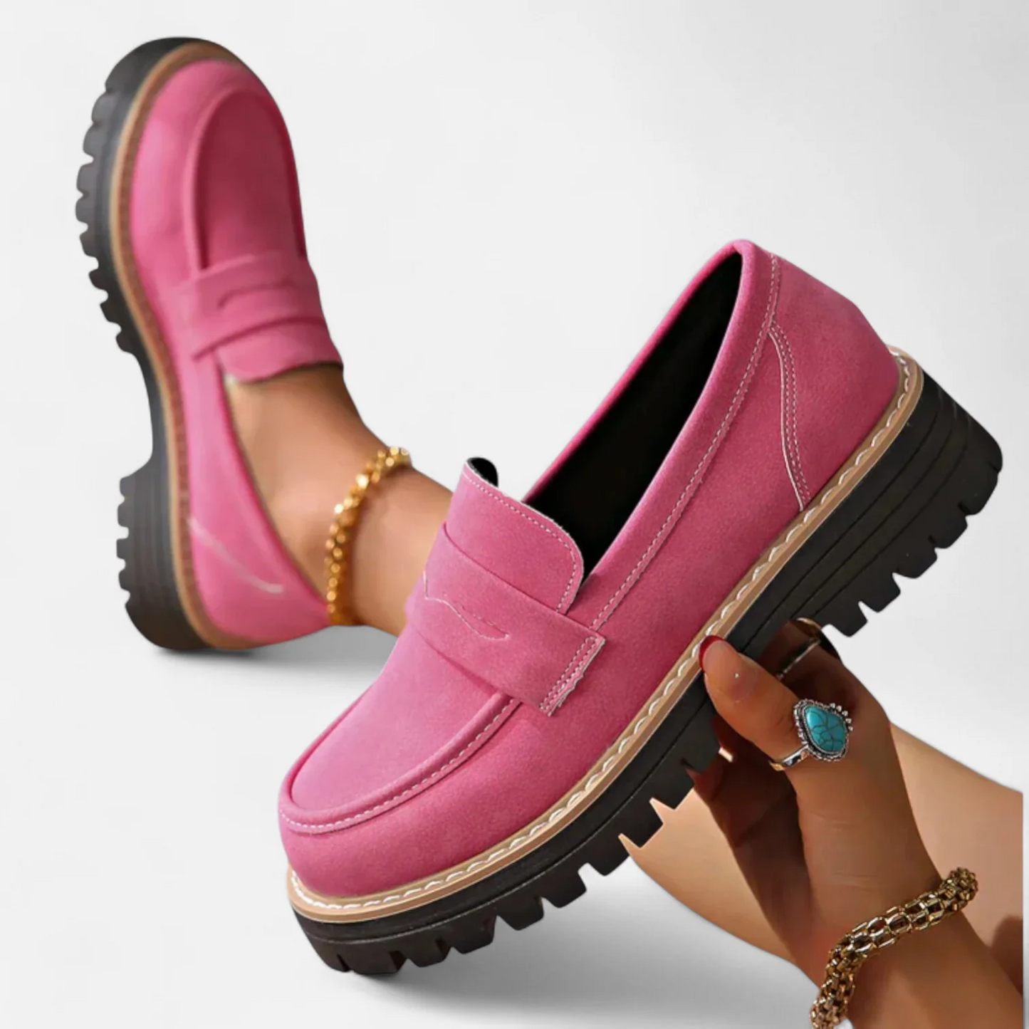 AURENO™ | Bequeme Leder-Mokassins