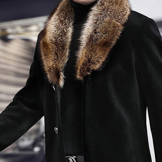 AlpenNord™ | Einreihiger Mid-Länge Mantel für Herren