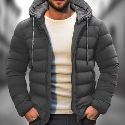 AlpenNord™ | Gesteppte Kapuzenjacke für Herren