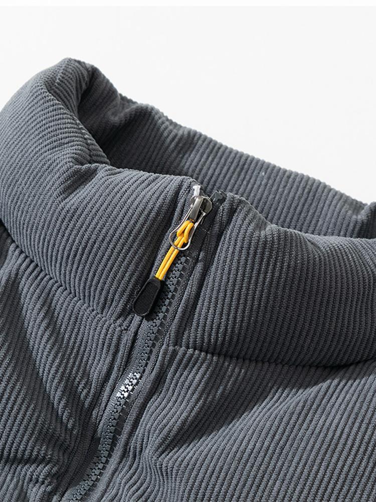 AlpenNord™ | Cord-Pufferjacke für Herren