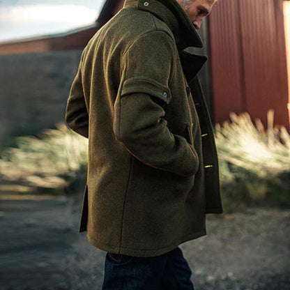 AlpenNord™ | Zweireihiger Mantel mit Revers für Herren