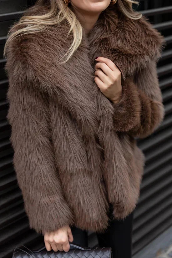 Veste en fourrure synthétique Tysa