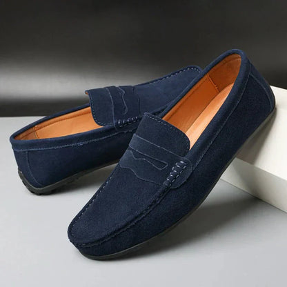 Retro Wildleder Herren Slipper