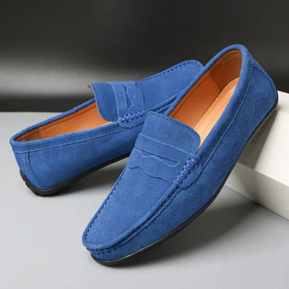 Retro Wildleder Herren Slipper
