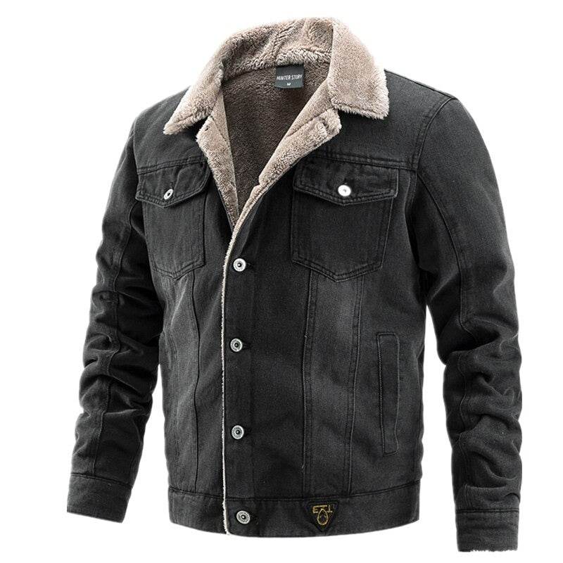 AlpenNord™ | Herren-Denimjacke mit Innenfutter