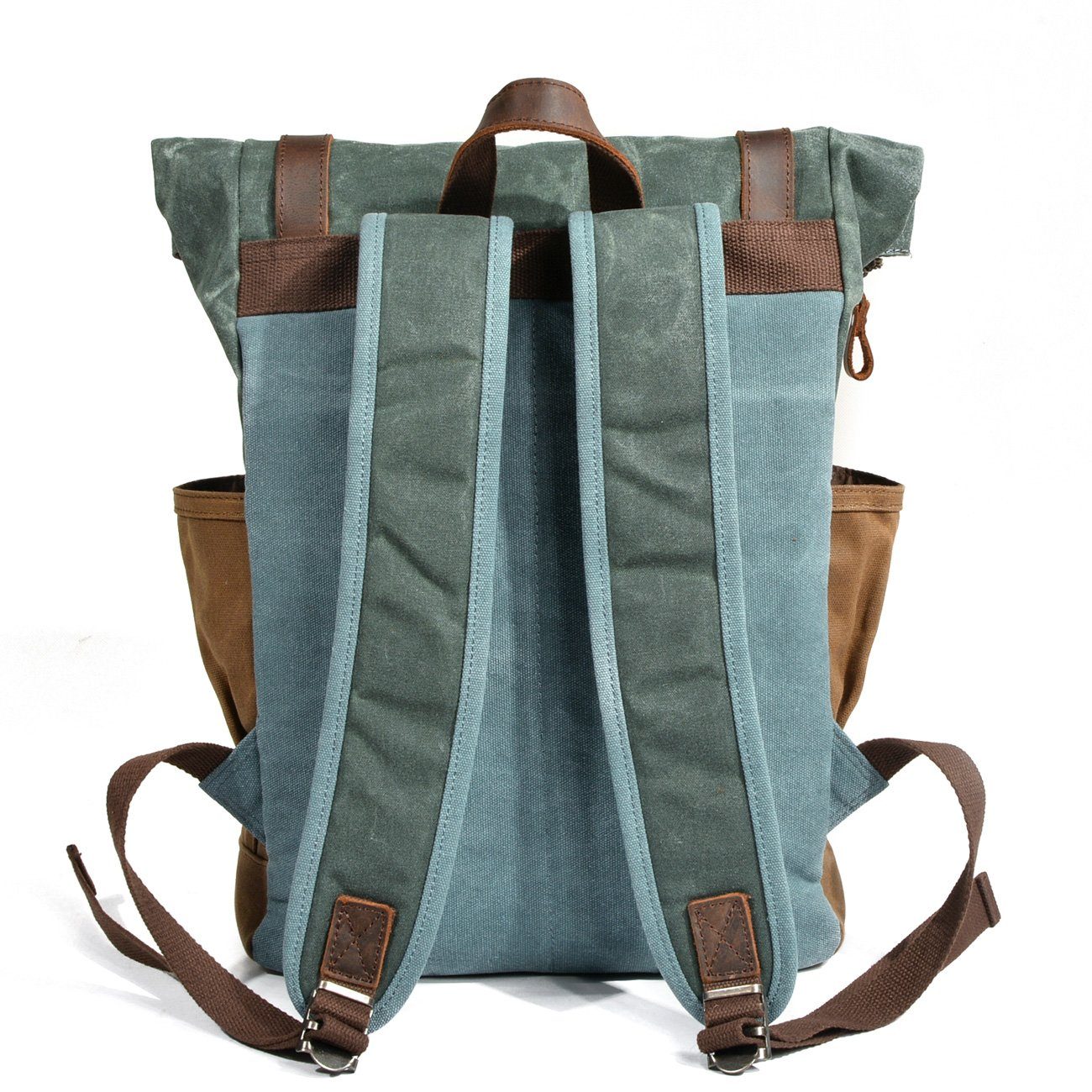 Wachsbeschichteter Canvas Rolltop-Rucksack | MARSEILLE