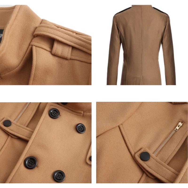 AlpenNord™ | Doppelreihiger Mantel für Herren