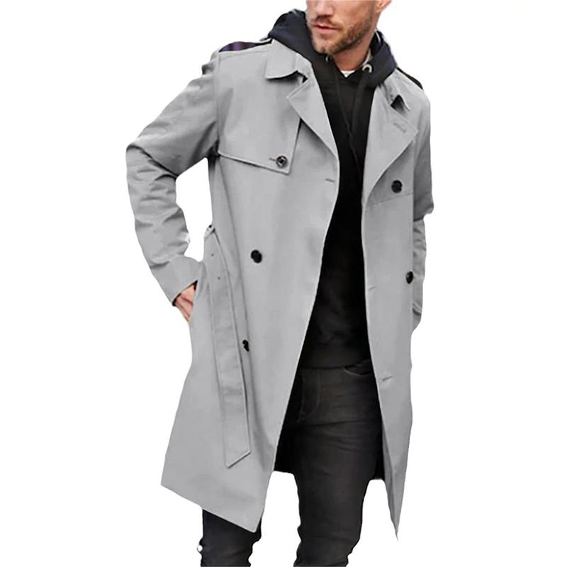 AlpenNord™ | Zweireihiger Trenchcoat für Herren