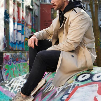 AlpenNord™ | Zweireihiger Trenchcoat für Herren