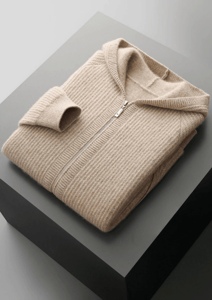 AlpenNord | Merino Zip-Hoodie aus extra feiner Merinowolle