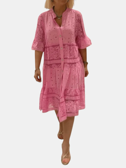 Cherylann™ | Geblümtes Midikleid
