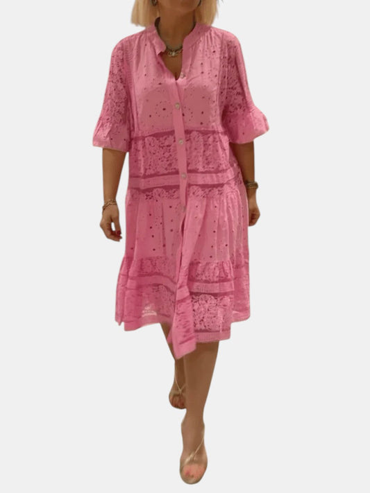 Cherylann™ | Geblümtes Midikleid