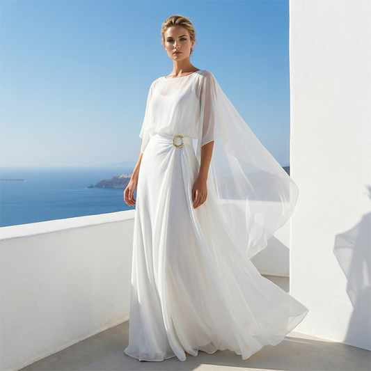 Viona – Elegantes 2-Teiliges Set mit fließenden Ärmeln