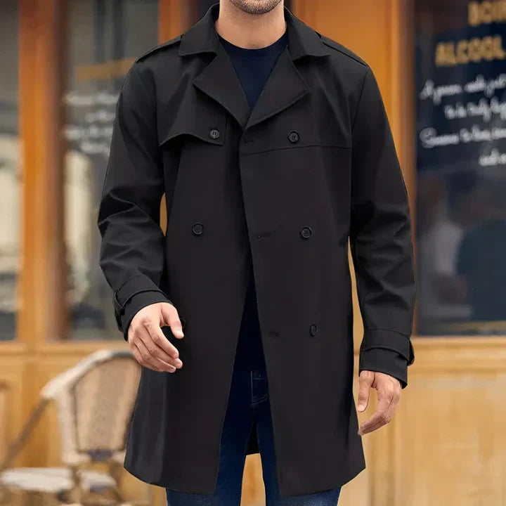 AlpenNord™ | Einreihiger Trenchcoat für Herren