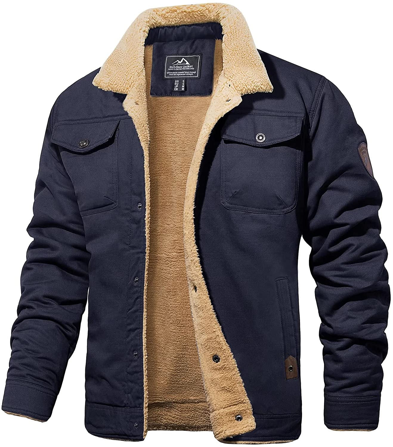 AlpenNord™ | Bomberjacke mit Wollfutter für Herren