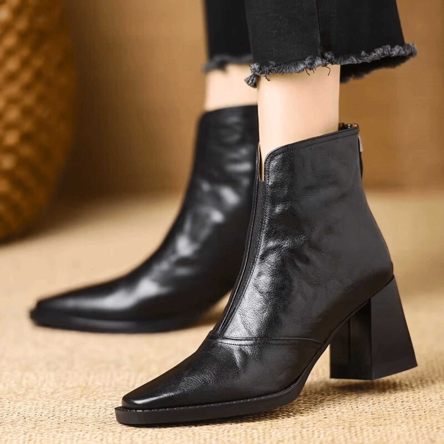 Johanna | Luxuriöse Stiefeletten mit mittelhohem Absatz