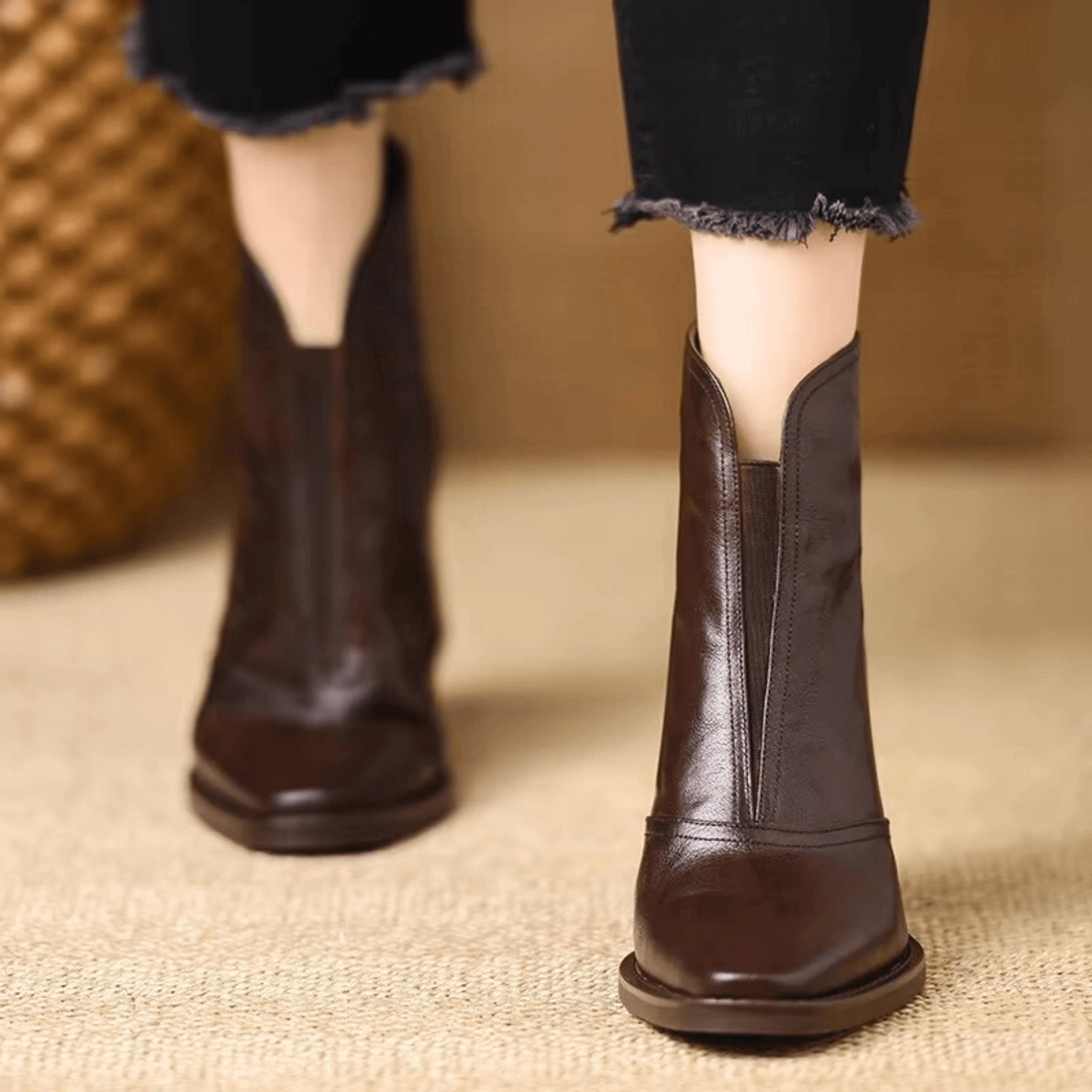 Johanna | Luxuriöse Stiefeletten mit mittelhohem Absatz