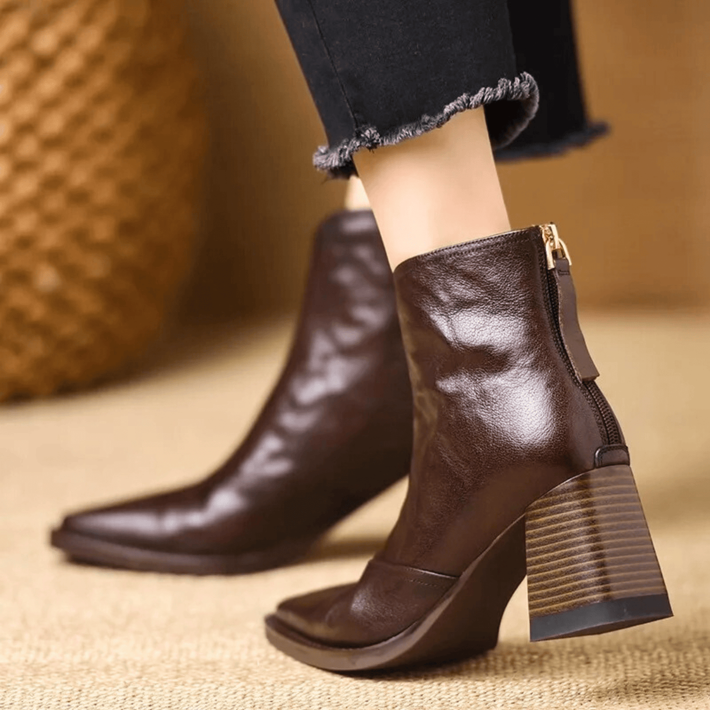 Johanna | Luxuriöse Stiefeletten mit mittelhohem Absatz